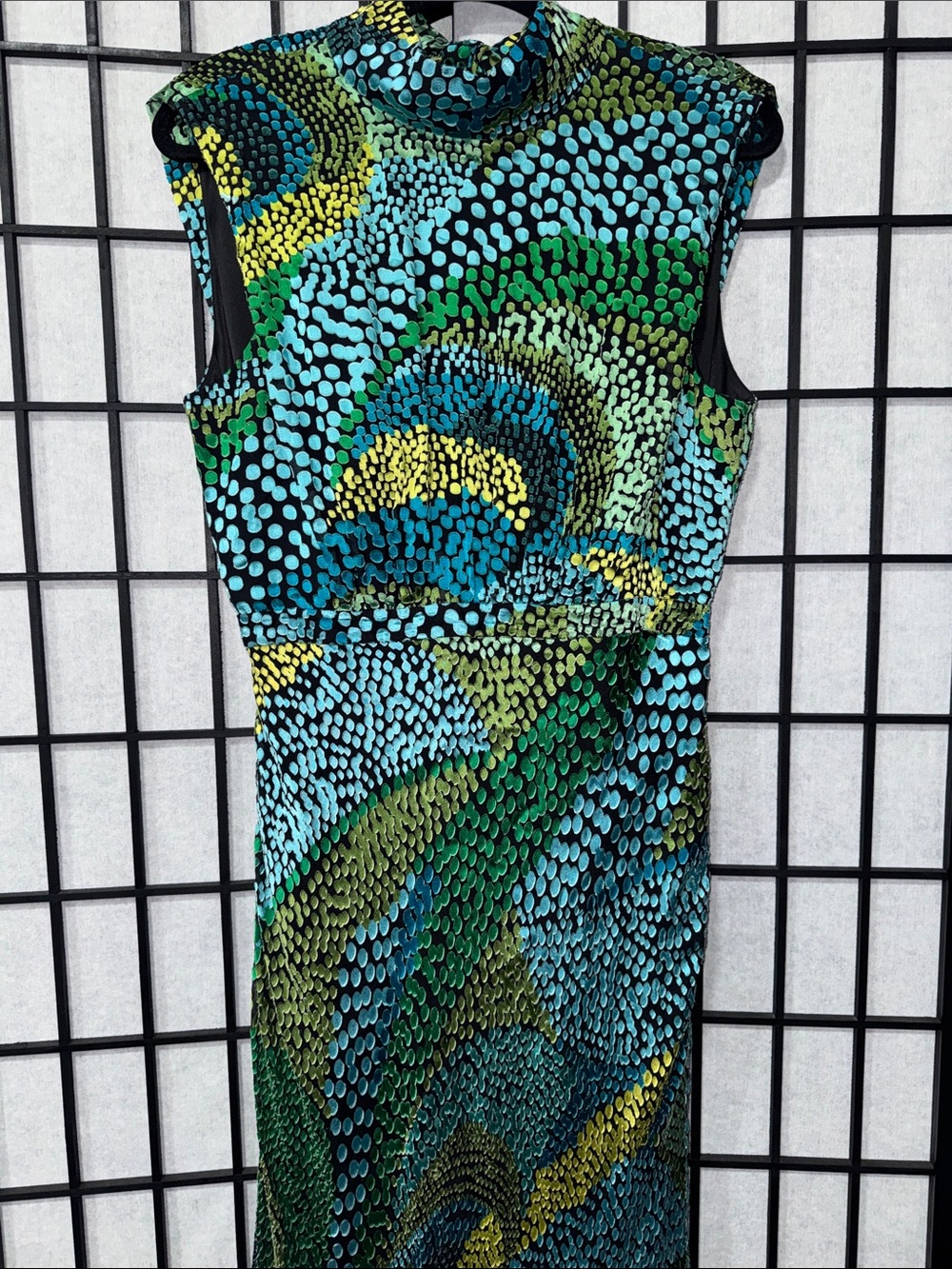 SALONI size 12 Fleur Dot Print Dress Rent the Runway - Picture 16 of 17